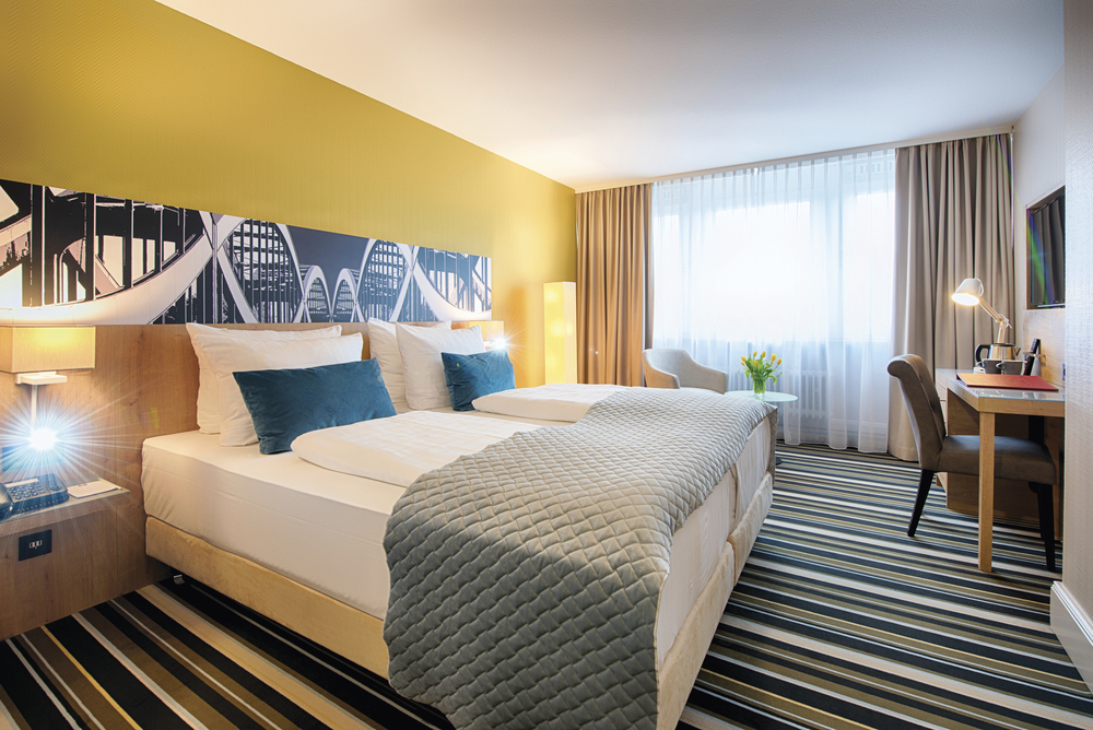 Doppelzimmer des Leonardo Hamburg Elbbrücken