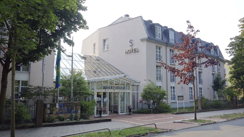 Außenansicht des Hotel am Schlosspark in Gotha