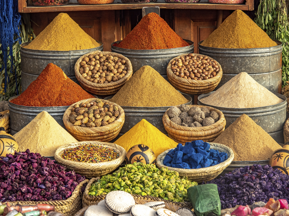 Gewürzstand in Marrakesch 