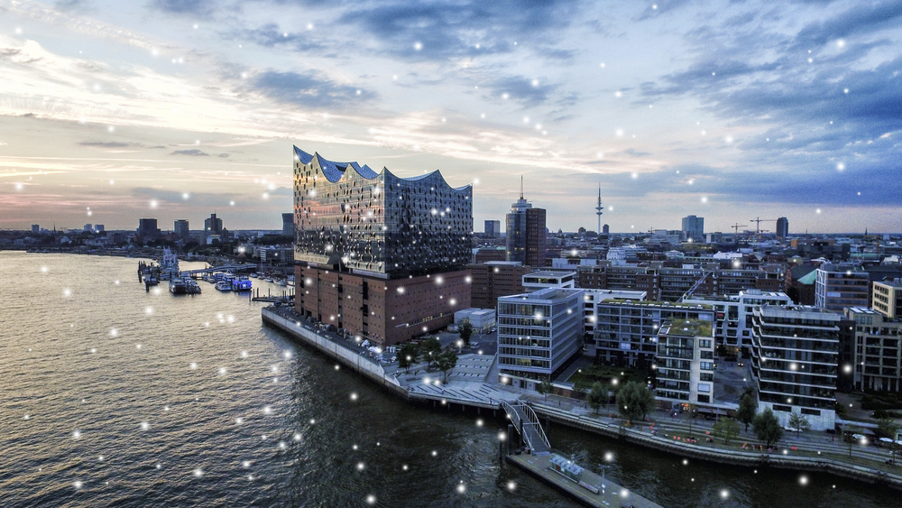 Elphilharmonie im Winter